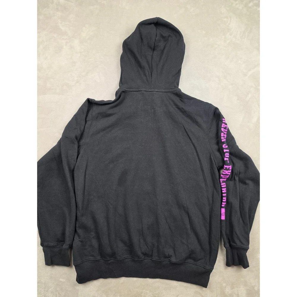 The North Face Hoodie Mens Large Black Never Stop Exploring Graphic Sweatshirt